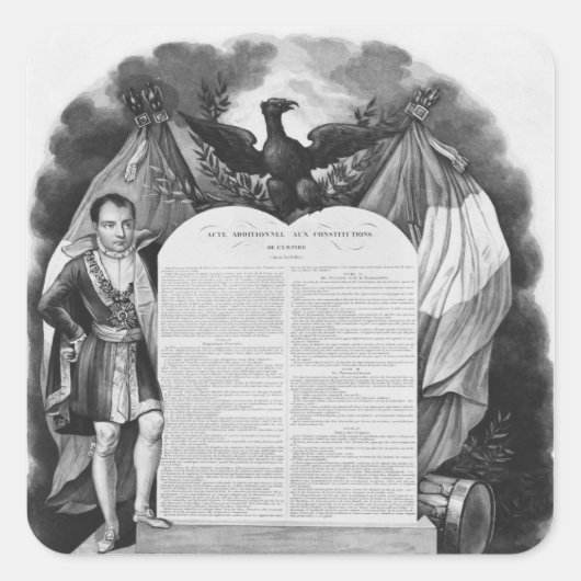 1815年4月22日の付加的な行為 スクエアシール (正面)