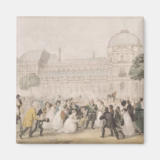 1815年7月8日パリへのルイ18世の返還 マグネット (正面)