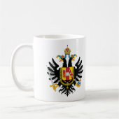 (1815年)オーストリア帝国紋章付き外衣 コーヒーマグカップ (左)