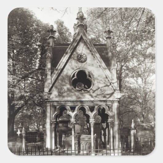 1817年に建てられたアベラードとヘロワーズの墓 スクエアシール (正面)