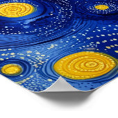 1817年の宇宙超現実主義の夢の風景 ポスター (角)