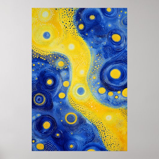 1817年の宇宙超現実主義の夢の風景 ポスター (正面)