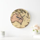 1818オーストラリアの地図 – オーストラリア、ニュージーランド ラージ壁時計 (ホーム)