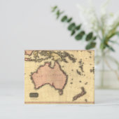 1818オーストラリアの地図 – オーストラリア、ニュージーランド 招待状 (スタンド正面)