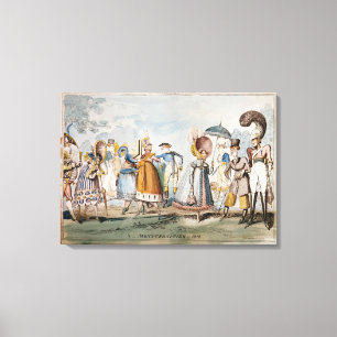 1818年の奇形 キャンバスプリント