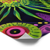 1818年の宇宙超現実主義の夢の風景 ポスター (角)