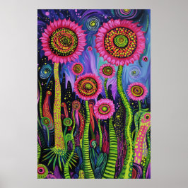 1818年の宇宙超現実主義の夢の風景 ポスター