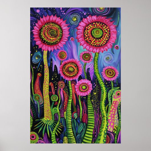 1818年の宇宙超現実主義の夢の風景 ポスター (正面)