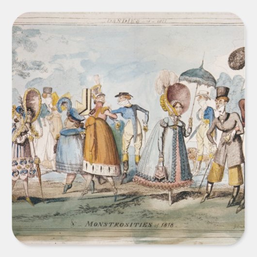 1818年の怪物 スクエアシール (正面)