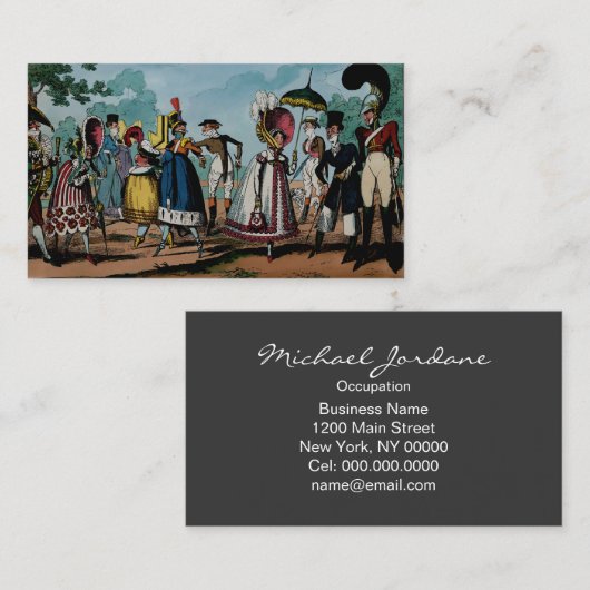 1818 ～名刺の怪異 名刺 (正面/裏面)