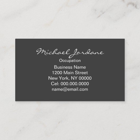 1818 ～名刺の怪異 名刺 (裏面)