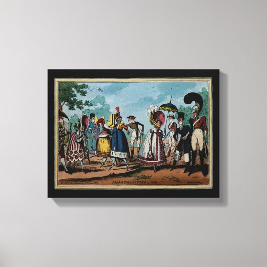 1818 to 14.67x11.75厚いキャンバスの怪異 キャンバスプリント (正面)