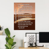 1819年のポスター、パーシー・シェリーによるオジマンディアス詩 ポスター (ホームオフィス)