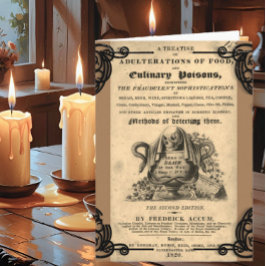 1820年のアンティークスカル カード