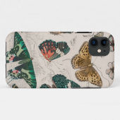 1820年 ゴールドスミス 蝶のイラスト Case-Mate iPhoneケース (裏面(横))