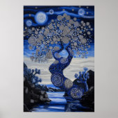 1821年の宇宙超現実主義の夢の風景 ポスター (正面)