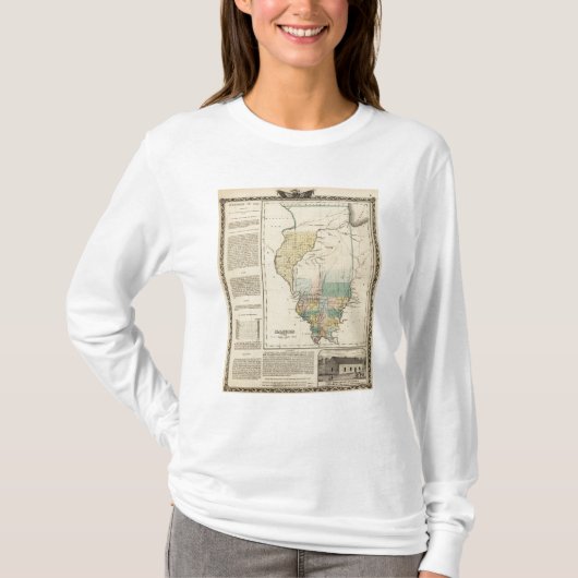 1822年にイリノイ Tシャツ (正面)
