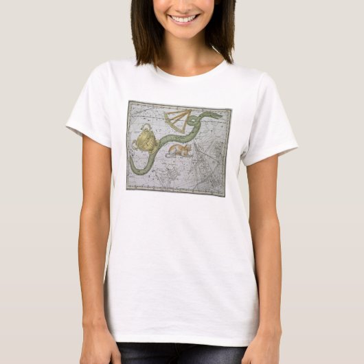 1822年にHydra, A Sevanial AtlasよりPub. (col) Tシャツ (正面)