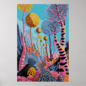 1822年の宇宙超現実主義の夢の風景 ポスター (正面)