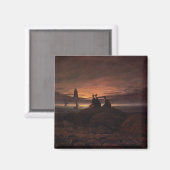 1822年の月の海の上の油 マグネット (正面/裏面)