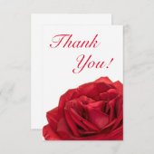 1822 – 赤結婚バラ サンキューカード (正面/裏面)