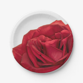 1822 – 赤結婚バラ ペーパープレート