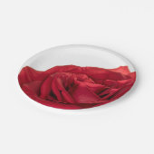 1822 – 赤結婚バラ ペーパープレート (アングル)