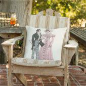 1823アンティーク結婚の女性ファッション アウトドアクッション (椅子)