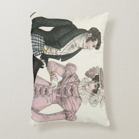 1823アンティーク結婚の女性ファッション アクセントクッション (正面(垂直))