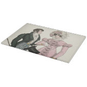 1823アンティーク結婚の女性ファッション カッティングボード (角)