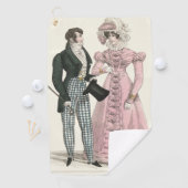1823アンティーク結婚の女性ファッション ゴルフタオル (インサイチュ)