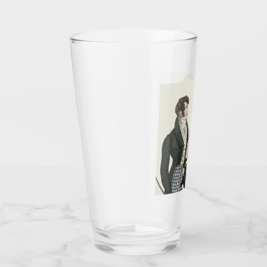 1823アンティーク結婚の女性ファッション タンブラーグラス (右)