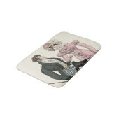 1823アンティーク結婚の女性ファッション バスマット (アングル)