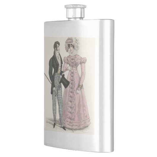 1823アンティーク結婚の女性ファッション フラスク (左)