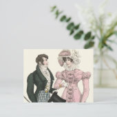 1823アンティーク結婚の女性ファッション ポストカード (スタンド正面)