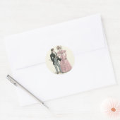 1823アンティーク結婚の女性ファッション ラウンドシール (封筒)