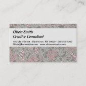 1823アンティーク結婚の女性ファッション 名刺 (正面)