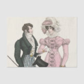 1823アンティーク結婚の女性ファッション 薄葉紙 (正面)