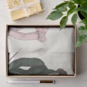 1823アンティーク結婚の女性ファッション 薄葉紙 (ギフト)