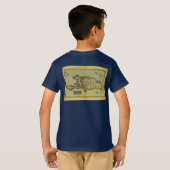 1823クラシックヒスパニオーラ·ハイチの古代地図 Tシャツ (裏面フル)