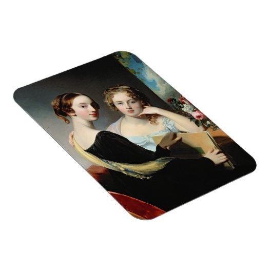 1823年の後のマコーン姉妹のポートレート マグネット (右側)