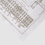 1823英国の博物館のガーデンズプランロンドンデコpage 薄葉紙 (詳細)