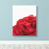 1824 – 赤いバラ キャンバスプリント (インサイチュ (ウッドフロア))
