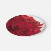 1824 – 赤結婚バラ ペーパープレート (アングル)