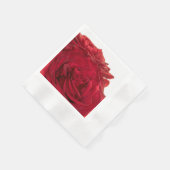 1824 – 赤結婚バラ 縁ありカクテルナプキン (角)