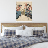 1825年頃のサムライソード戦い キャンバスプリント (インサイチュ (寝室))