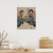 1825年頃のサムライソード戦い ポスター (キッチン)