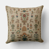 1825英国サンプラー再現 クッション (裏面)