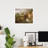 1825-26 (キャンバス上の油) ポスター (ホームオフィス)