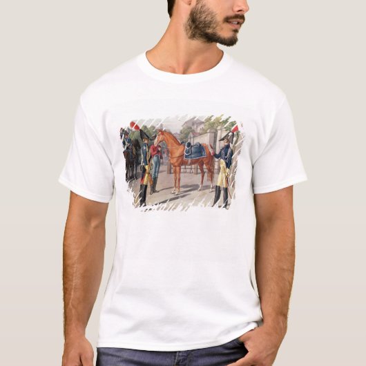 1826年に王室のな監視の役人そして監視 Tシャツ (正面)